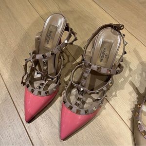 Valentino rock studs Barbie pink 36 preloved